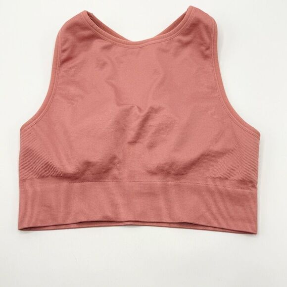 Knix Medium Impact Racerback Sports Bra - Blush Pink - Women’s US S - Picture 1 of 11